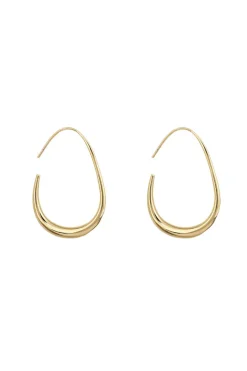 MICAS Earrings|Accessories-Metal Oval Earrings