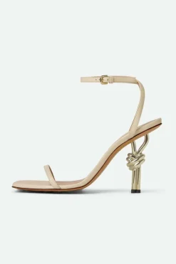 MICAS Shoes|Shoes-Metallic Almond Toe Heels