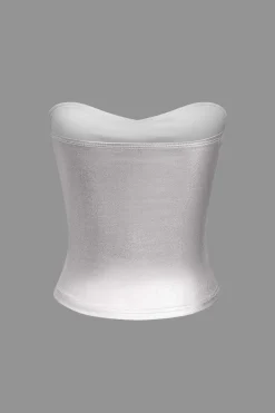 MICAS Tank Tops & Cami-Metallic Tube Top