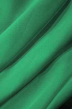 MICAS Maxi Dresses-Mock Neck Cut Out Pleated Maxi Dress