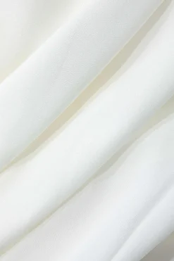 MICAS Maxi Dresses-Mock Neck Cut Out Pleated Maxi Dress