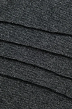 MICAS Long Sleeve Dresses|Maxi Dresses-Mock Neck Wrap Ruched Long Sleeve Slit Maxi Dress