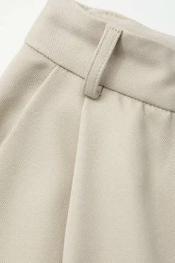 MICAS Pant Sets-Notched Lapel Tie Back Vest And Straight Leg Suit Pants Set