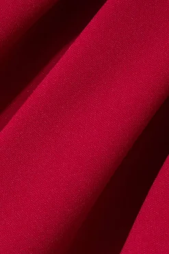 MICAS Skirt Sets-Notched Lapel Vest And Pleated Mini Skirt Set