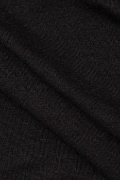 MICAS T-Shirts-Number 5 Embroidered Knot Hem T-shirt WHITE