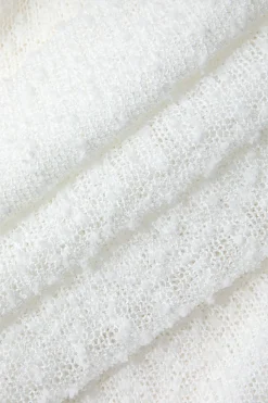 MICAS Long Sleeve Dresses|Knitwear-Off Shoulder Open Knit Maxi Dress