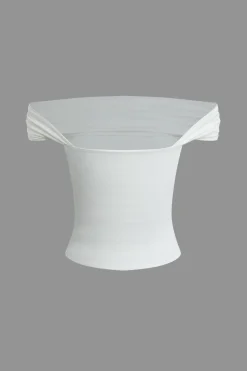 MICAS T-Shirts-Off-Shoulder Wrap T-shirt