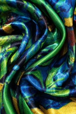 MICAS Accessories-Oil Painting Scarf MULTICOLOR
