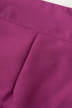 MICAS Pants-Ombre High Waisted Satin Straight Leg Pants MULTICOLOR