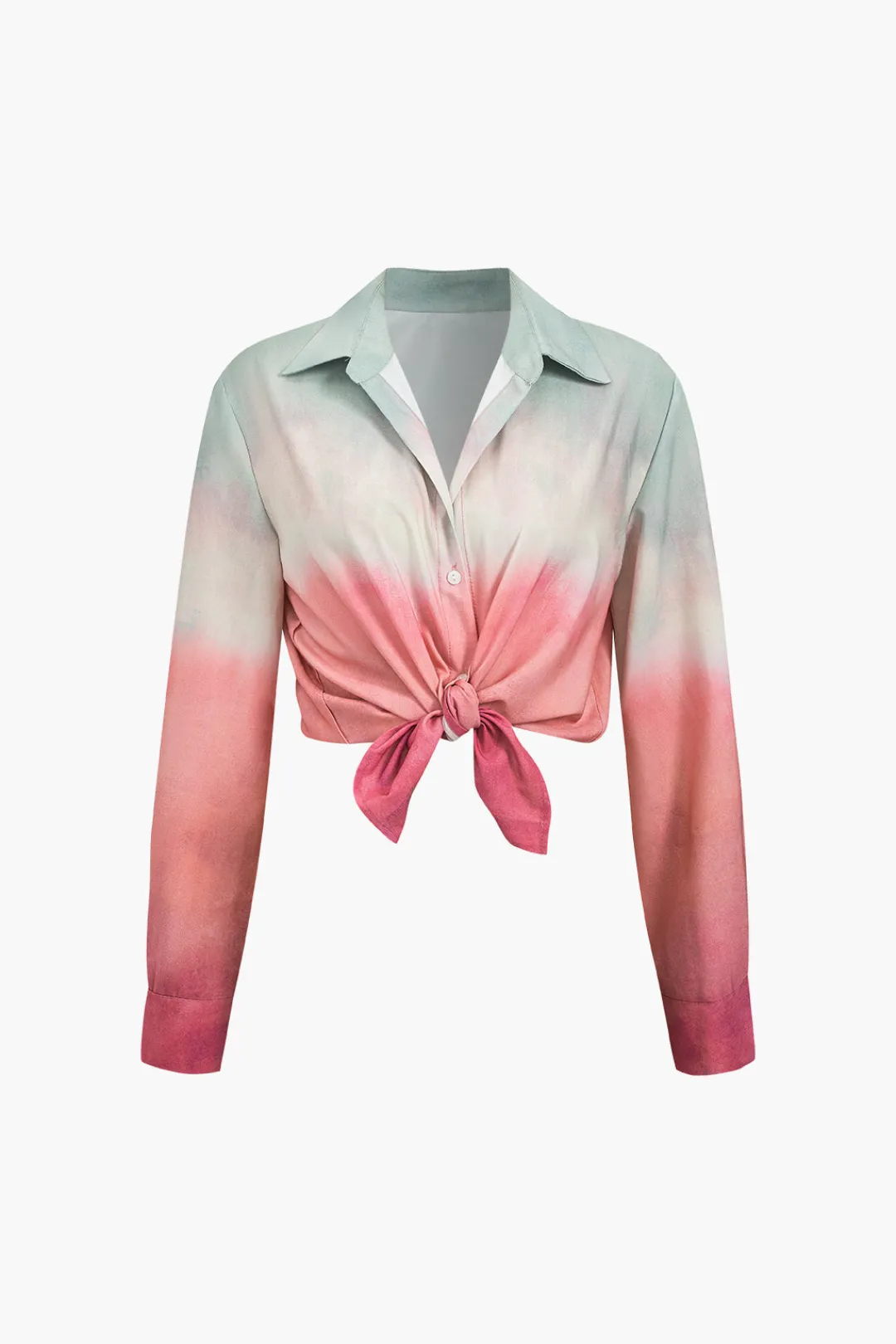 MICAS Long Sleeve Tops|Long Sleeves Tops-Ombre Long Sleeve Shirt