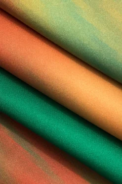 MICAS Maxi Dresses-Ombre Print Cowl Neck Asymmetrical Slip Maxi Dress MULTICOLOR