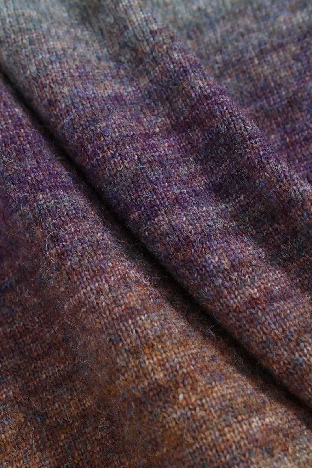 MICAS Skirts-Ombre Side Slit Knit Midi Skirt LILAC