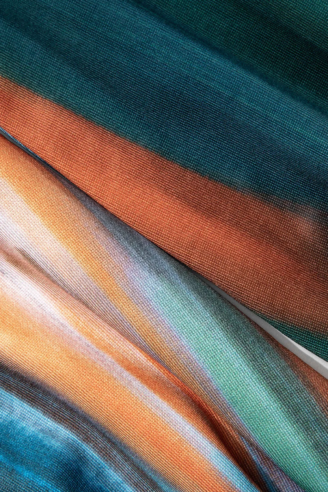 MICAS Skirt Sets|Vacation Sets-Ombre Tie Halter Tank Top And Mini Skirt Set MULTICOLOR