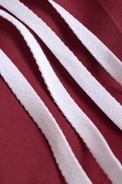 MICAS Pants-Patchwork Bow Detail Trousers