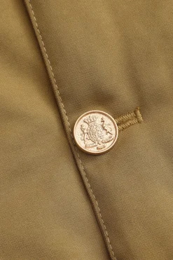 MICAS Outerwear|Outerwear-Patchwork Button Pocket Long Sleeve Jacket TAN