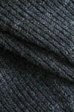 MICAS Outerwear|Knitwear-Patchwork Denim Knit Color Block Button Asymmetrical Pocket Cardigan