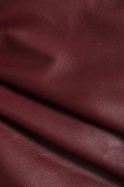 MICAS Skirts-Patchwork Faux Leather Tie Front Mini Skirt