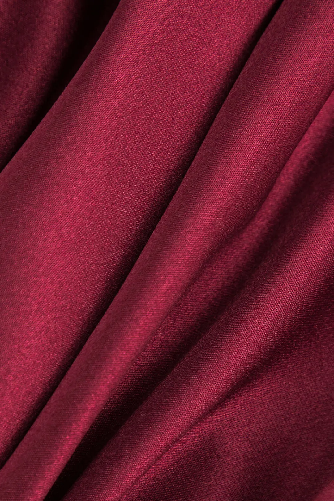 MICAS Long Sleeve Dresses|Mini Dresses-Patchwork Knot Ruched Mini Dress BURGUNDY