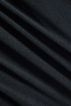 MICAS Jumpsuits & Rompers-Patchwork Off Shoulder V-Shaped Romper BLACK