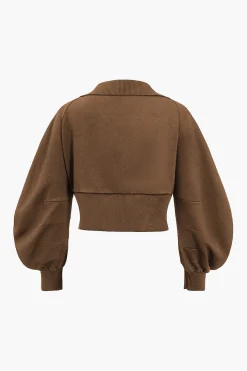 MICAS Outerwear|Outerwear-Patchwork Zipper Denim Outerwear Jacket