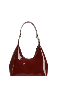 MICAS Bags|Accessories-Patent Leather Shoulder Handheld Bag