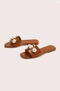 MICAS Shoes|Shoes-Pearl Flat Slippers