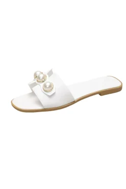 MICAS Shoes|Shoes-Pearl Flat Slippers