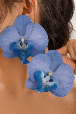 MICAS Earrings-Phalaenopsis Orchid Flower Earrings