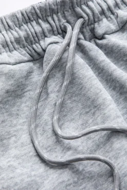 MICAS Skirt Sets-Plaid Print Patchwork Top And Drawstring Skirt Set LIGHT GRAY