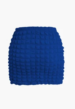 MICAS Skirt Sets|Vacation Sets-Popcorn Textured Tube Top And Mini Skirt Set