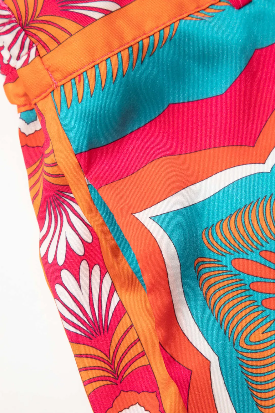 MICAS Pants-Printed High Waisted Wide Leg Pants MULTICOLOR