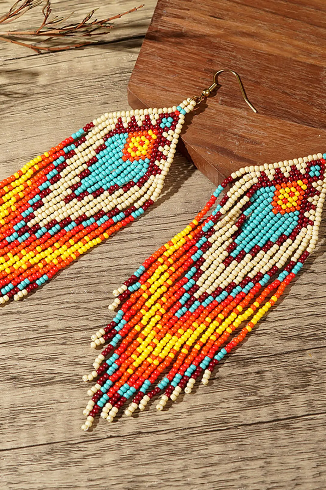 MICAS Earrings|Accessories-Retro Bohemian Colorful Earrings MULTICOLOR