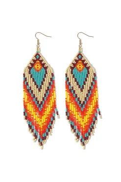 MICAS Earrings|Accessories-Retro Bohemian Colorful Earrings MULTICOLOR