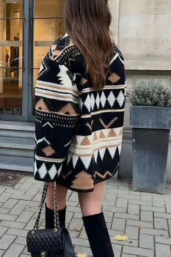 MICAS Outerwear|Outerwear-Retro Print Jacket MULTICOLOR