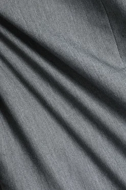 MICAS Mini Dresses-Round Neck Patchwork Sleeveless Mini Dress GRAY