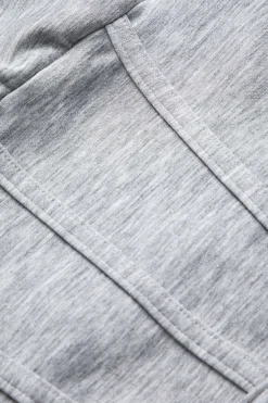 MICAS Skirt Sets-Round-Neck Corset Long-Sleeve Top And Skirt Set GRAY