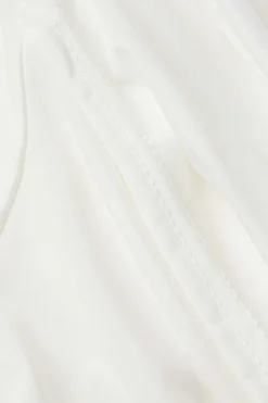 MICAS Skirts-Ruched Drawstring Asymmetric Mini Skirt