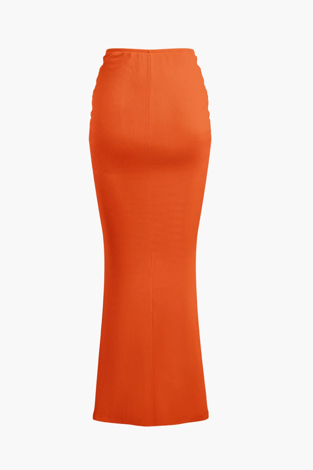 MICAS Skirt Sets|Vacation Sets-Ruched Drawstring Tank Top And Mermaid Maxi Skirt Set