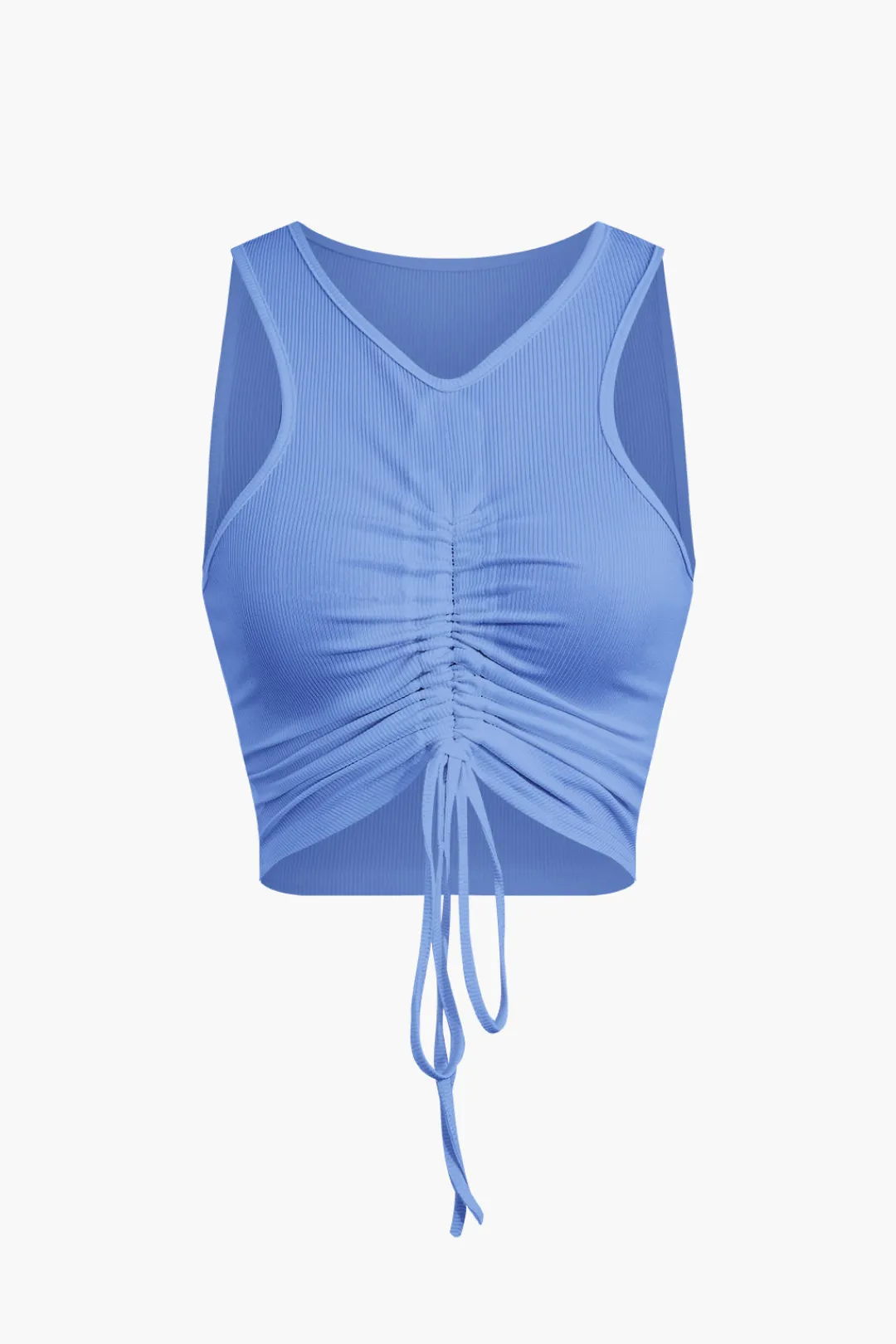 MICAS Skirt Sets|Vacation Sets-Ruched Drawstring Tank Top And Mermaid Maxi Skirt Set