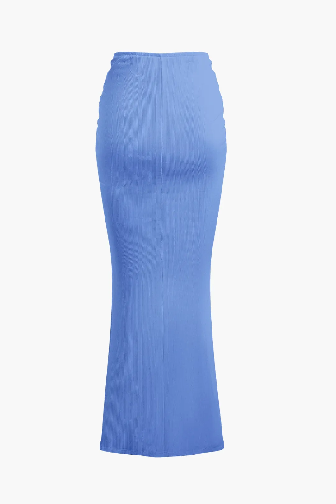 MICAS Skirt Sets|Vacation Sets-Ruched Drawstring Tank Top And Mermaid Maxi Skirt Set