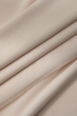 MICAS Skirt Sets|Vacation Sets-Ruched Sleeveless Double-Layered Mesh Split Strapless Top And Maxi Skirt Set