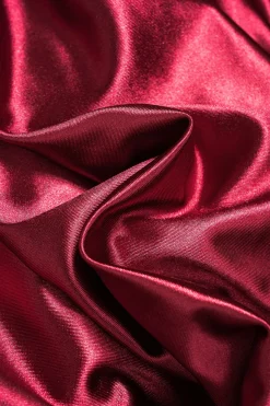 MICAS Mini Dresses-Ruched Sleeveless Mini Dress BURGUNDY