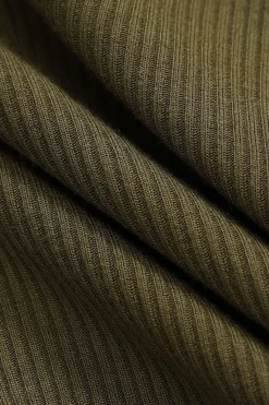 MICAS Long Sleeve Tops|Long Sleeves Tops-Ruched V-neck Slit Sleeve Top