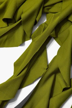 MICAS Mini Dresses-Ruffle Tassel Halter Bustier Mini Dress