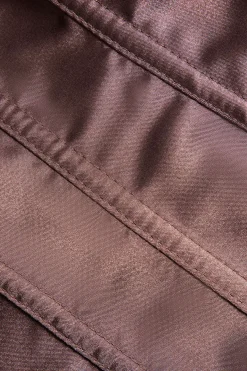 MICAS Tank Tops & Cami-Satin Tie Back Lace Patchwok Cami Top BROWN