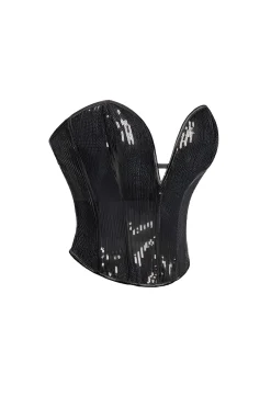 MICAS Tube Tops|Corset & Bustier Tops-Sequin Bustier Corset Top