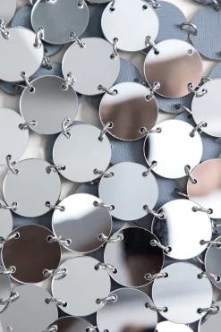 MICAS Tank Tops & Cami-Sequin Metallic Cut Out Tank Top SILVER