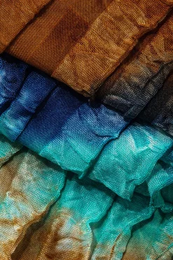 MICAS Maxi Dresses-Sheer Ruffle Texture Halter Backless Maxi Dress