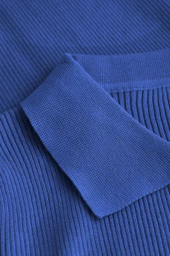 MICAS Long Sleeve Dresses|Maxi Dresses-Shell Sleeve Ribbed Buttons Down Maxi Dress