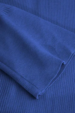 MICAS Long Sleeve Dresses|Maxi Dresses-Shell Sleeve Ribbed Buttons Down Maxi Dress